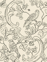 Wallpaper Birds & Foliage – Papier Peint Oiseaux & Feuillages – 24A