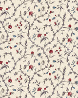 Jardin d’Oeillets 87A French Carnation Floral Cotton-Linen Fabric