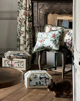 Canton 70A – Chinese-Inspired French Linen Fabric