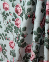 Roses Pompadour 75A – French Rococo Floral Linen Fabric
