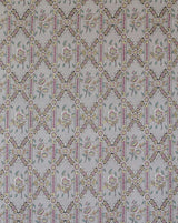 Linen Fabric - Guirlandes De Fleurs 1B - French inc