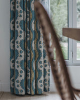 Linen Fabric - Grenades 2A - French inc