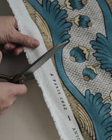 Linen Fabric - Grenades 2A - French inc