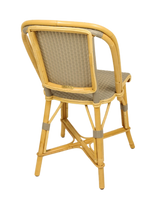 Woven Rattan Fouquet Bistro Chair Bright Mastic - French inc
