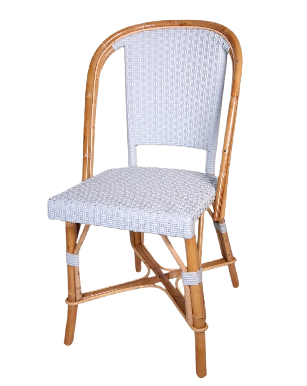 Woven french bistro discount chairs