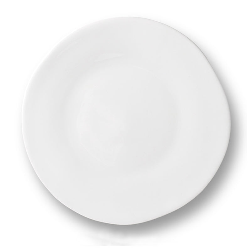 Porcelain White - Plate 24cm 9.5– French inc