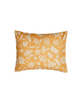 Indienne Ocre 30A – French Indian-Inspired Linen Fabric