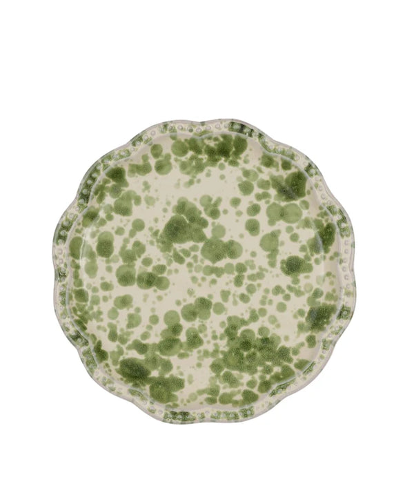 Speckled Dinner Plate - Green