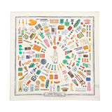 Small Silk Scarves 45x45 cm