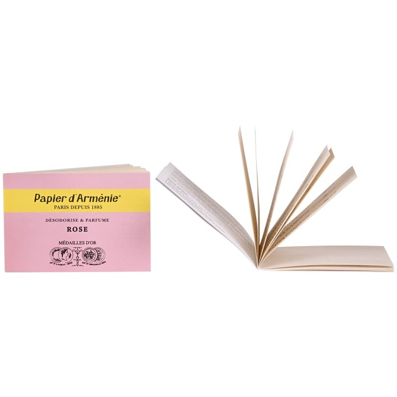 Papier D'Armenie Rose  Burning Papers - 1 Book of 12 Sheets - french.us 2