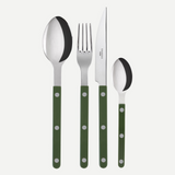 Bistrot Solid, Green 24 pieces cutlery set