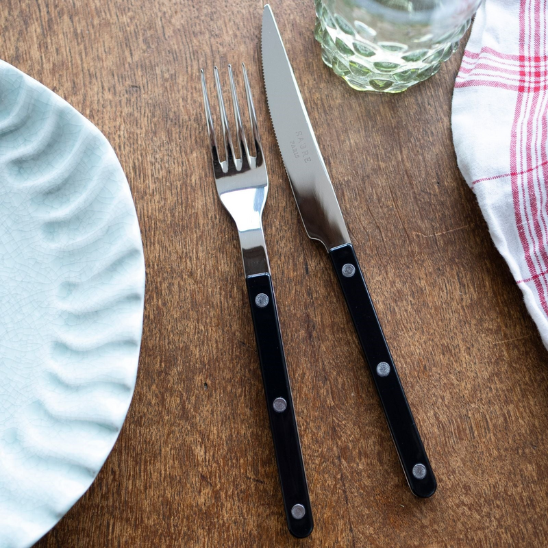Bistrot Solid, Black 24 pieces cutlery set