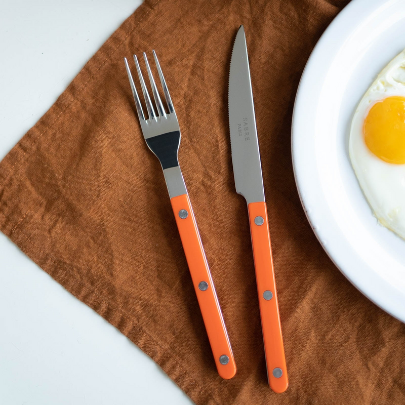 Bistrot Solid, Orange 24 pieces cutlery set