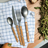 Bistrot Vintage Teak, Teak 24 pieces cutlery set