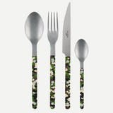 Bistrot Vintage Camouflage, Green 24 pieces cutlery set