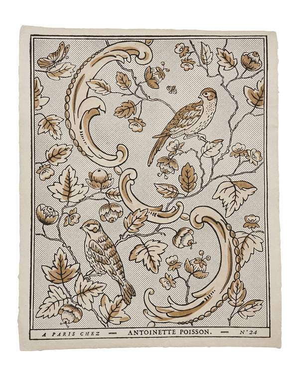 Domino Paper - Oiseaux & Feuillages 24B