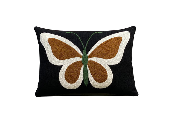 Cushion with Pillow Insert 12”x16 ” Butterfly 99/29 - french.us