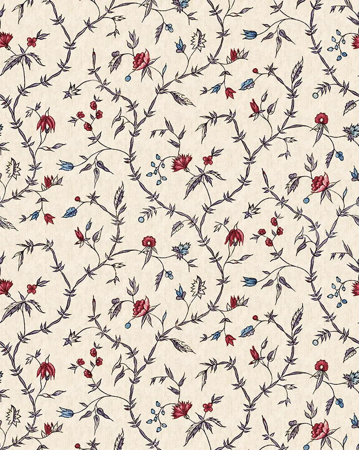 Wallpaper Sample "Carnation Garden"