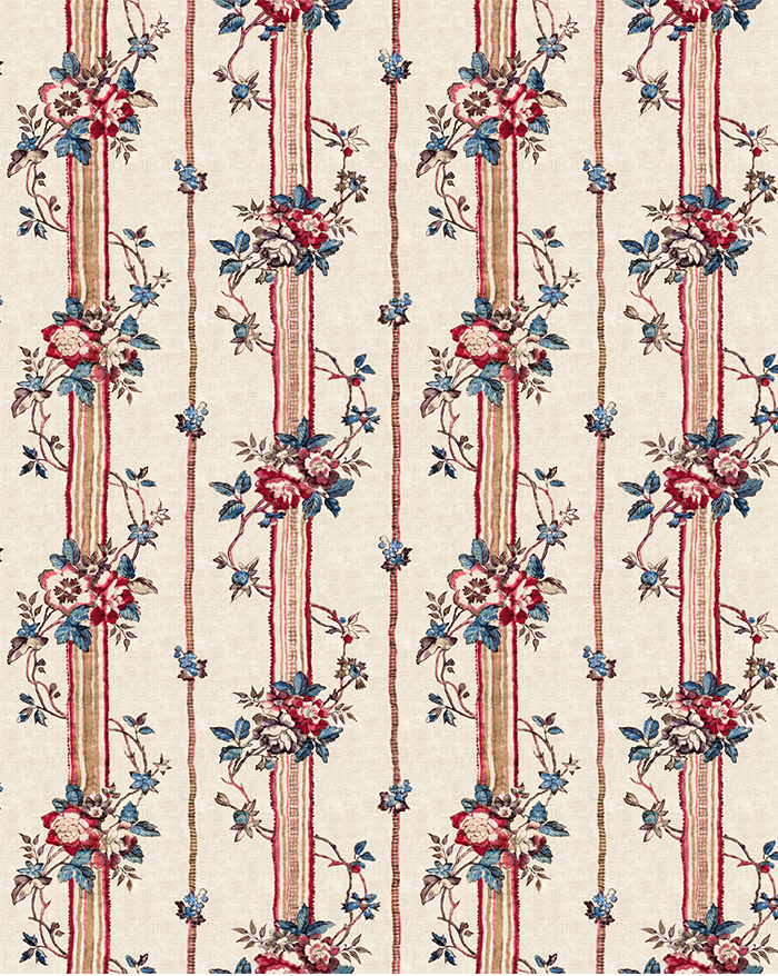 Wallpaper Sample  "Rayures provençales"