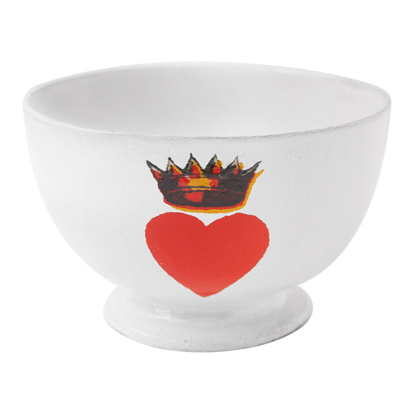 Heart with Crown Bowl John Derian