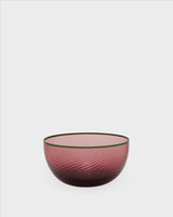 SALON MURANO GLASS BOWL, PLUM