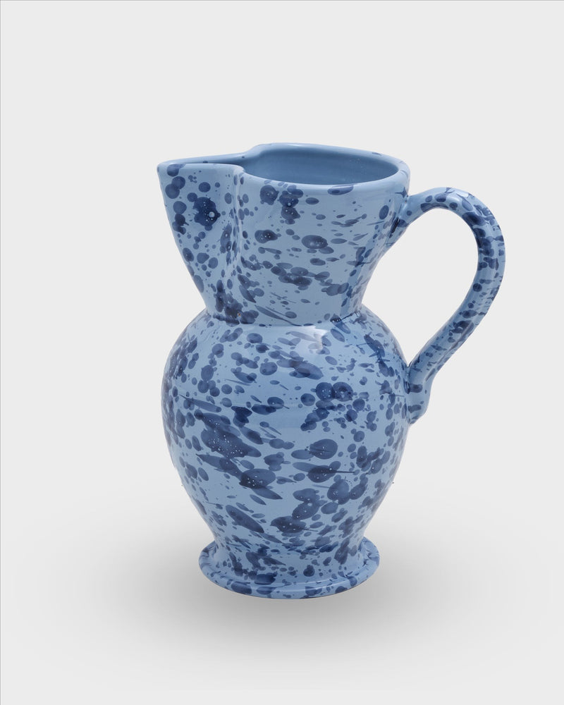 Speckled Pitcher Blue