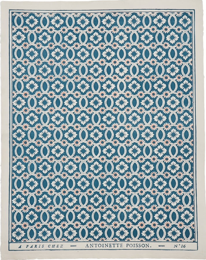 Domino Paper - Flowers & Tracery 16A - French inc