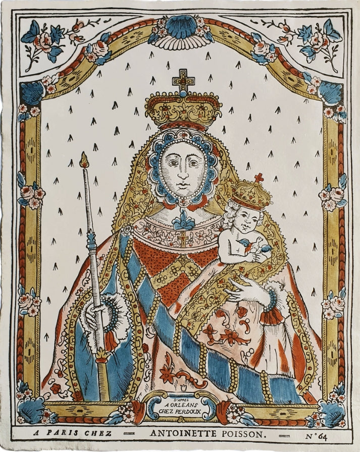 Domino Paper -  La Madone A L'Enfant 64A - French inc