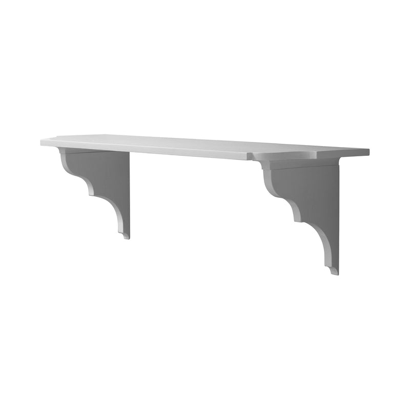 Arlette 3 Shelf, White Lacquered Finish