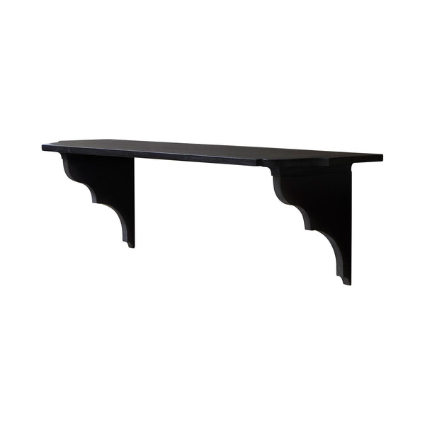 Arlette 3 Shelf, Black Waxed Finish