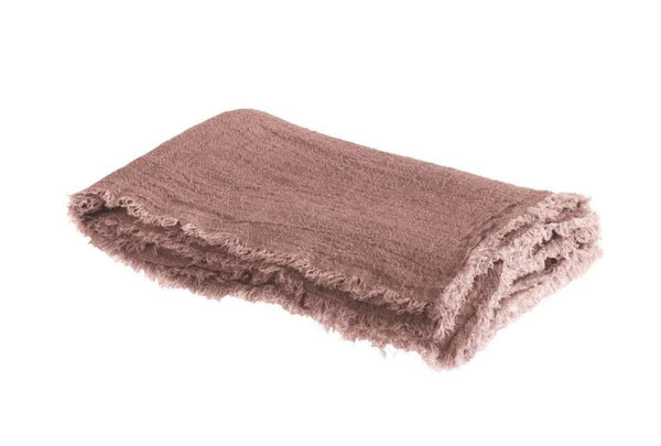 新品MAISON DE VACANES Linen Stole  ピンク Bois de Rose Maison de Vacances linen plaid 140x250cm – Rue Vintage 74