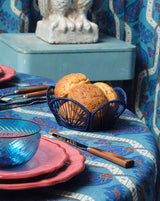 David Hicks Floral Bread Basket