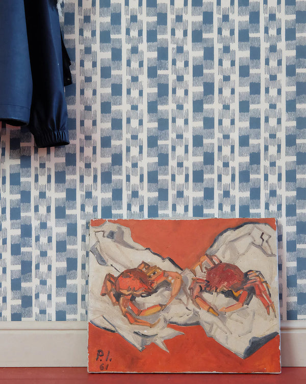 Wallpaper Sample Ikat 14A
