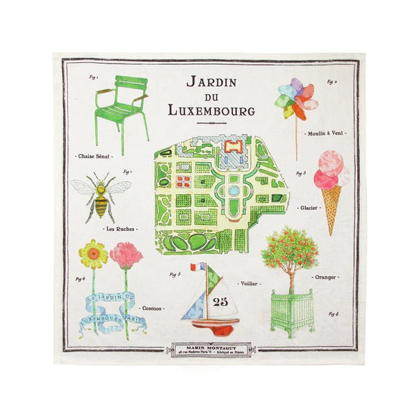 Hand Towel 15x15 in - JARDIN DU LUXEMBOURG - french.us