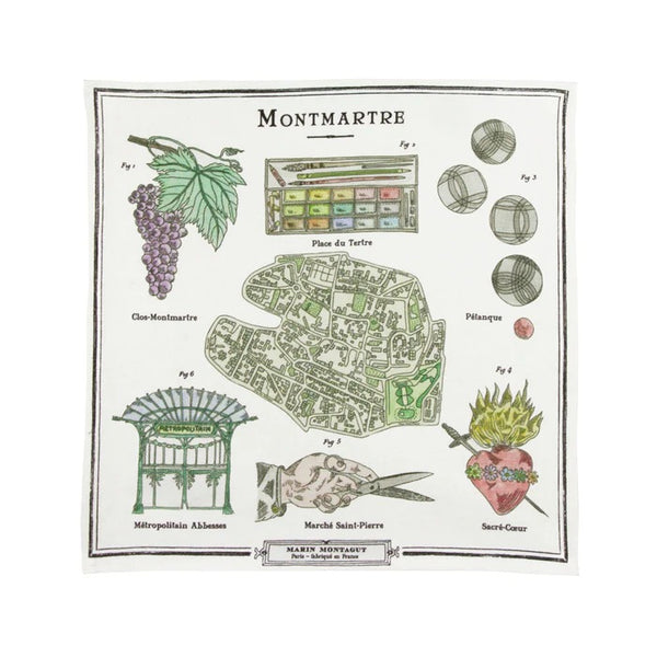 Hand Towel 15x15 in - MONTMARTRE - french.us