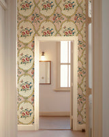 Rubans & Oiseaux Wallpaper – French Ribbon & Bird Design