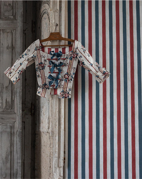 Papier peint "Rayures tricolores"