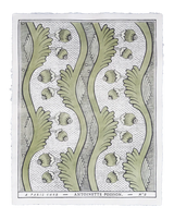 Grenades 2A – French Pomegranate Botanical Wallpaper