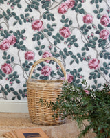 Wallpaper Pompadour Roses – Papier Peint Roses Pompadour – 75A
