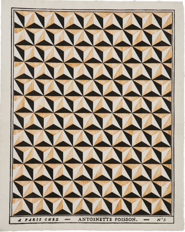 Domino Paper - Pyramids 5A Yellow - French inc
