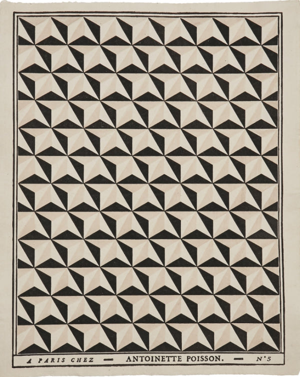 Domino Paper - Pyramids 5B Grey - French inc