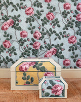 Wallpaper Pompadour Roses – Papier Peint Roses Pompadour – 75A
