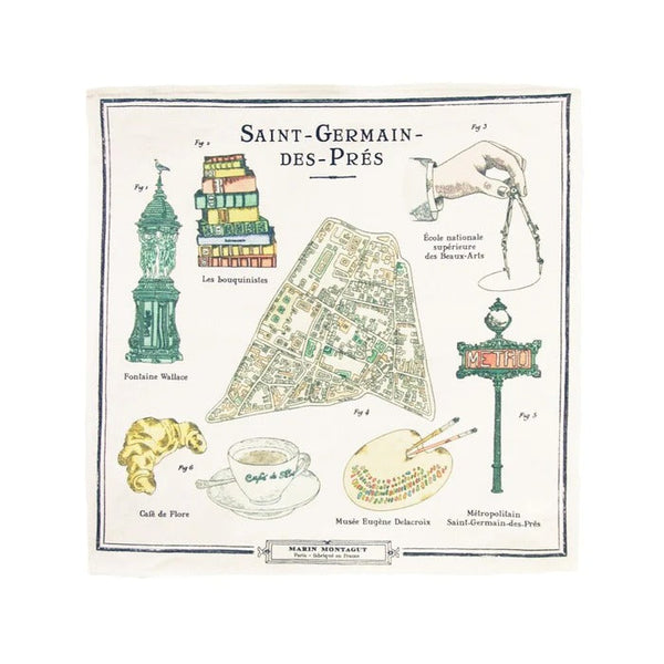Hand Towel 15x15 in - SAINT GERMAIN DES PRÉS - french.us