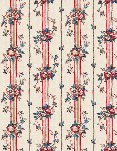 Antoinette Poisson Wallpaper-Rayures provençales 88