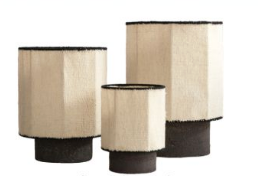 Lamp Kale - Hand Woven Wool Ecru