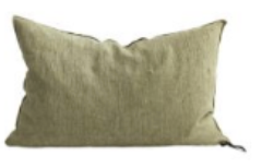 Cushion Vice Versa - Washed Linen Crepon