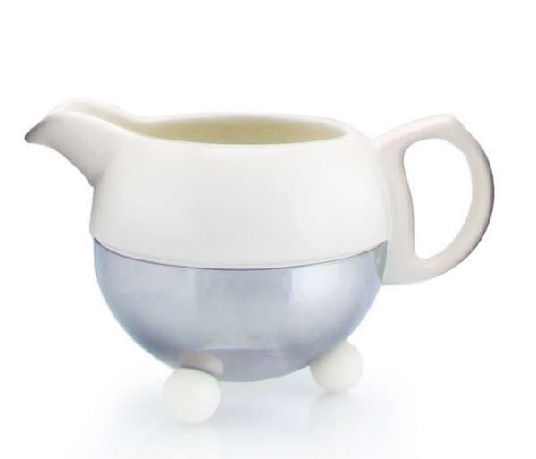 Milk Jug Art Deco White