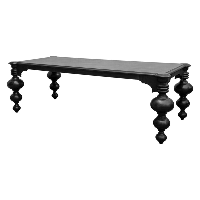 Hollandaise Oak Table, Black Finish TBLHLL2NC