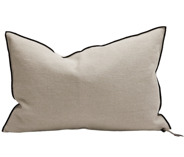 Cushion - Stone Washed Linen in Naturel 20”x20” - French inc