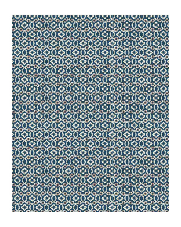 Wallpaper Sample Flowers & Interlacing 16A - French inc